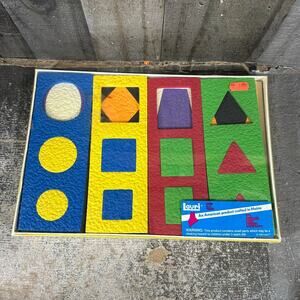 New Sealed Vintage Lauri Crepe Foam Rubber Shape 1993